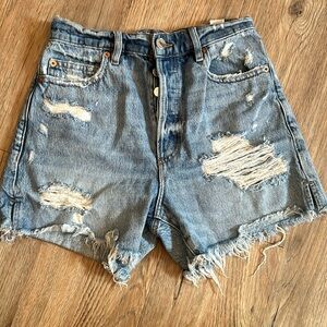 Garage jean shorts